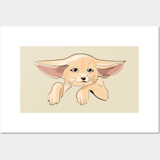 Fennec fox Posters and Art